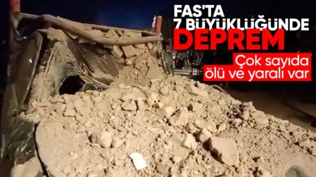 Fas'ta 7 büyüklüğünde deprem yaşandı