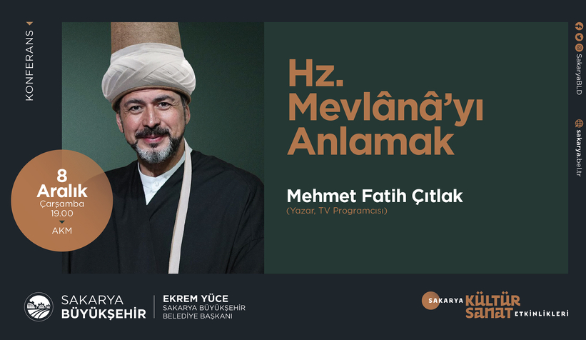 Fatih Çıtlak Büyükşehir’in konferansı için geliyor