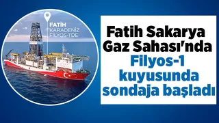 Fatih Karadeniz Filyos-1 kuyusunda sondaja başladı