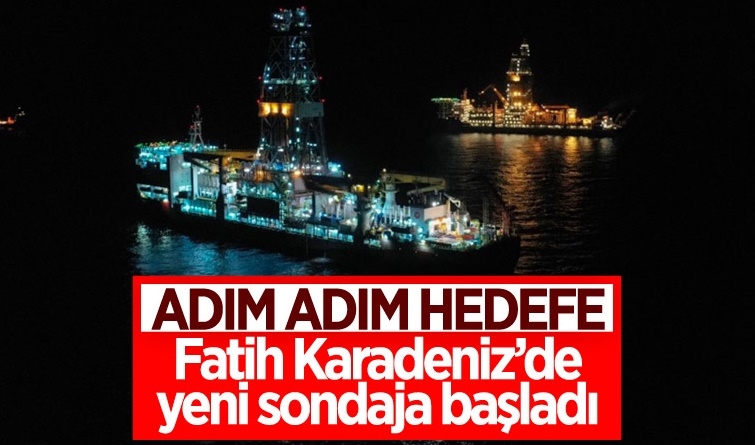 Fatih sondaj gemisi, Türkali-7 kuyusunda sondaja başladı