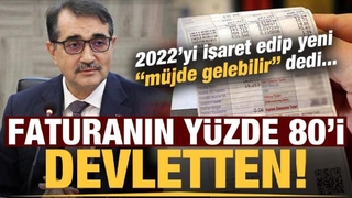 Faturanın yüzde 80'i devletten