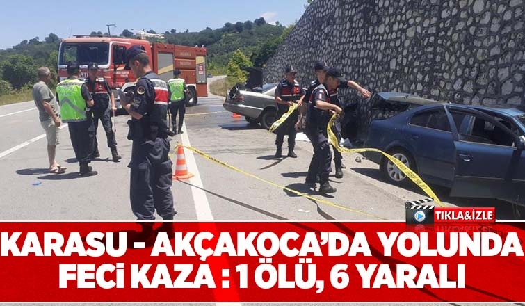 Feci kaza: 1 ölü, 6 yaralı