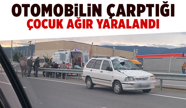 Feci kaza: 15 yaşındaki çocuk ağır yaralı