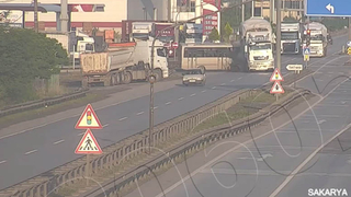 Feci kaza böyle görüntülendi