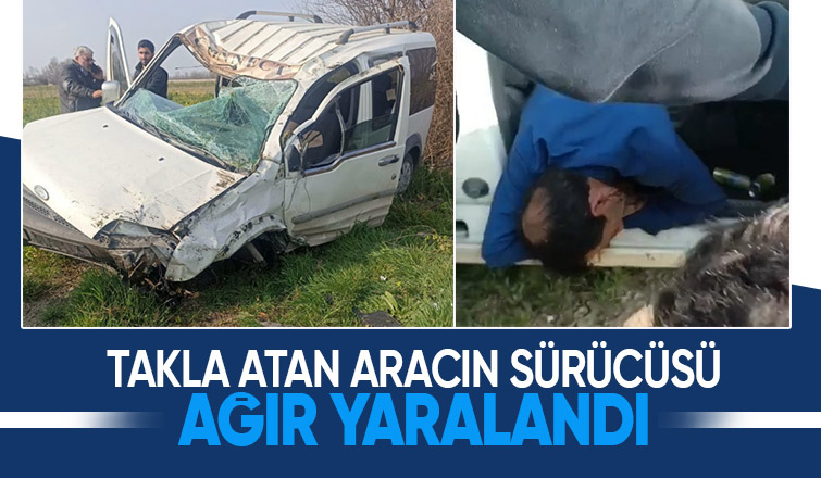 Feci kaza: Sürücü ağır yaralı
