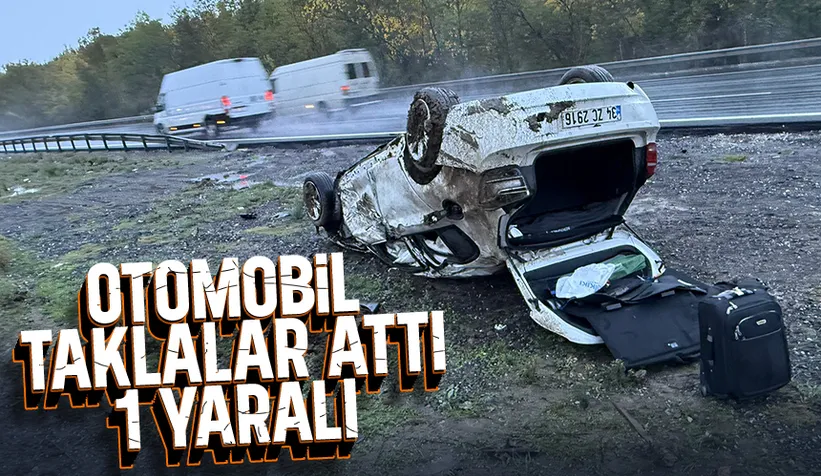Feci kaza: Sürücü yaralı kurtuldu