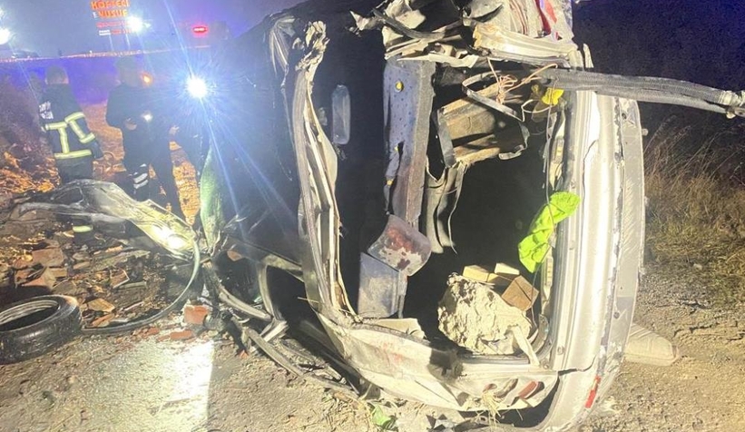 Feci kazada 1 kişi öldü, 2 kişi yaralandı