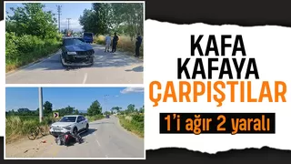 Feci kazada 1i ağır 2 kişi yaralandı