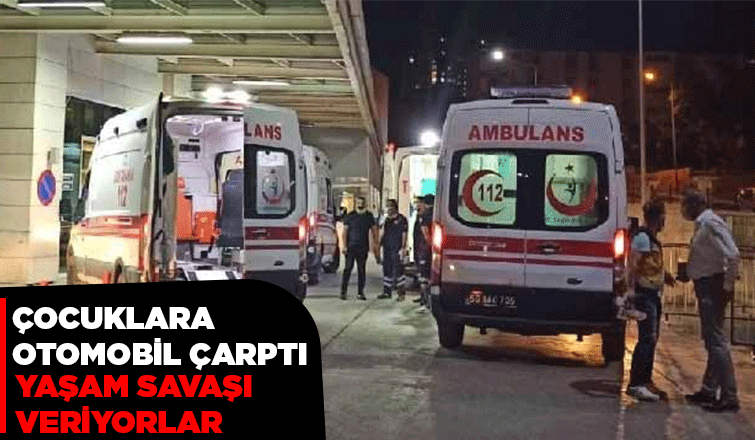 Feci kazada 2 çocuk ağır yaralandı