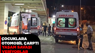 Feci kazada 2 çocuk ağır yaralandı