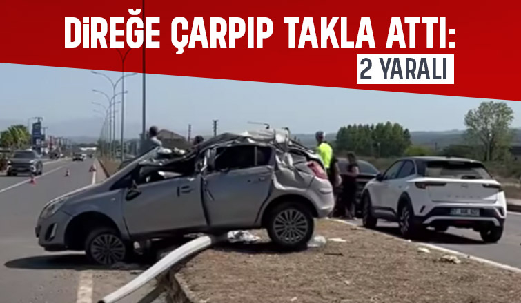 Feci kazada 2 kişi yaralandı