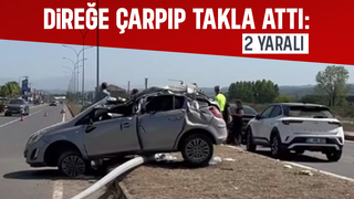 Feci kazada 2 kişi yaralandı