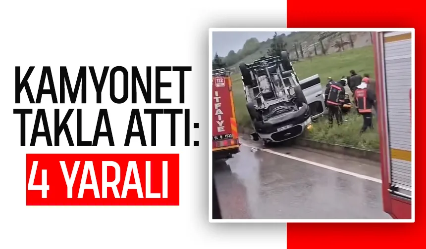 Feci kazada 4 kişi yaralandı