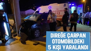 Feci kazada 5 kişi yaralandı