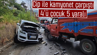 Feci kazada 5 kişi yaralandı