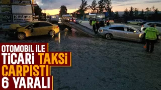 Feci kazada 6 kişi yaralandı