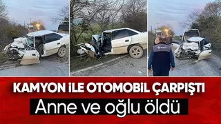Feci kazada anne ve oğlu öldü