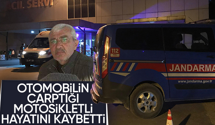 Feci kazada motosikletli öldü