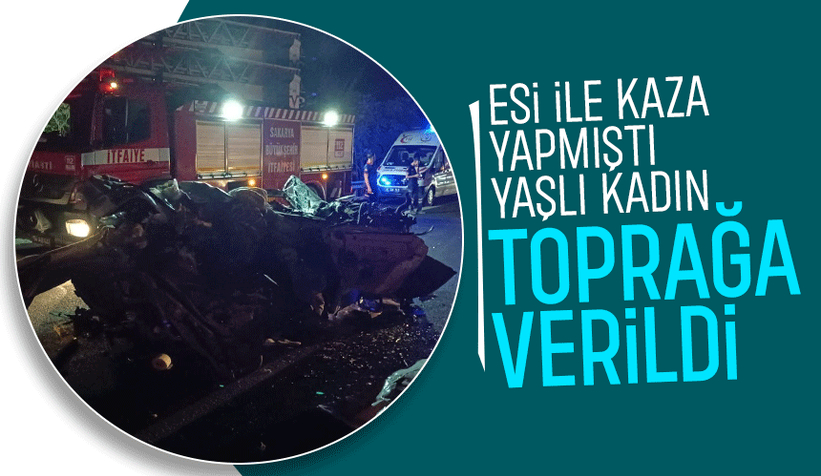 Feci kazada ölen yaşlı kadın toprağa verildi