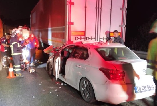 Feci kazada sürücü öldü