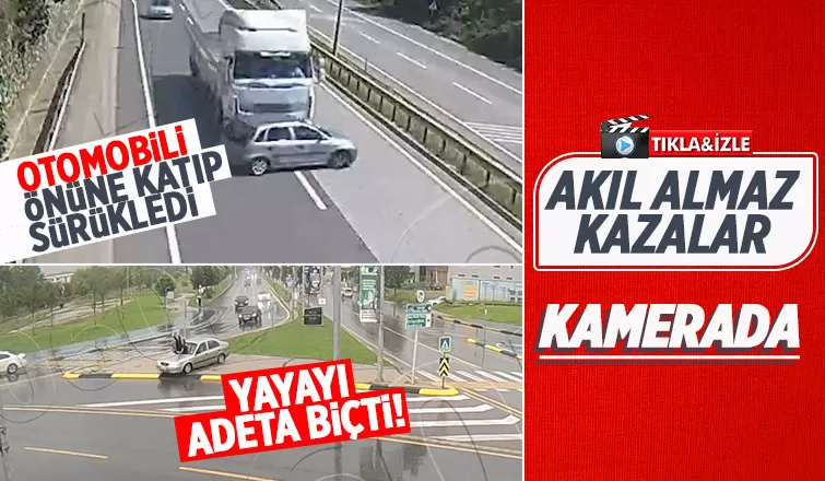 Feci kazalar böyle görüntülendi