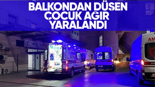 Feci olay; Çocuk balkondan düştü