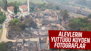Felaketi yaşayan köyden dehşete düşüren fotoğraflar