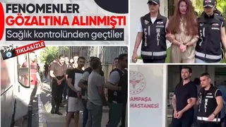 Fenomen operasyonunun şüphelileri sağlık kontrolünden geçirildi