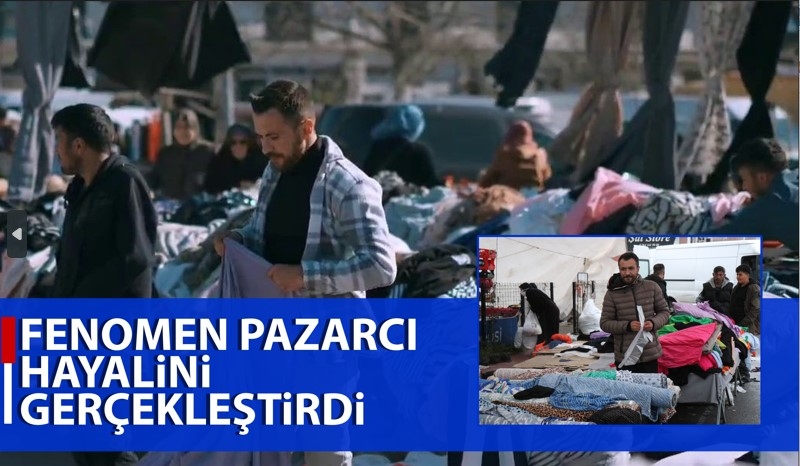 Fenomen pazarcı şarkı klibi çıkardı