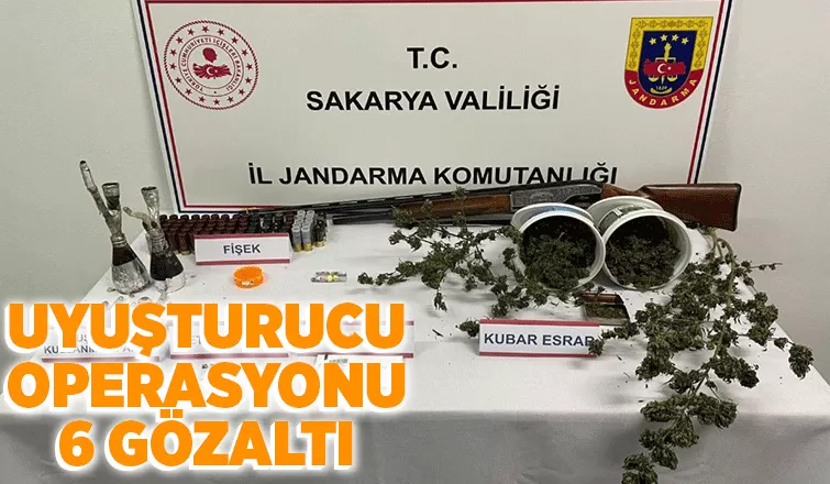 Ferizli'de uyuşturucu operasyonu