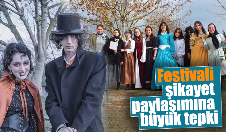 Festivali şikayet paylaşımına büyük tepki