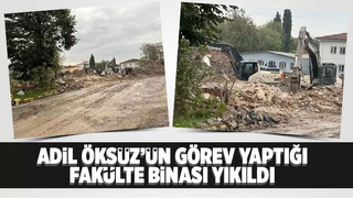 FETÖ'cü Adil Öksüz görev yapmıştı, o bina yıkıldı