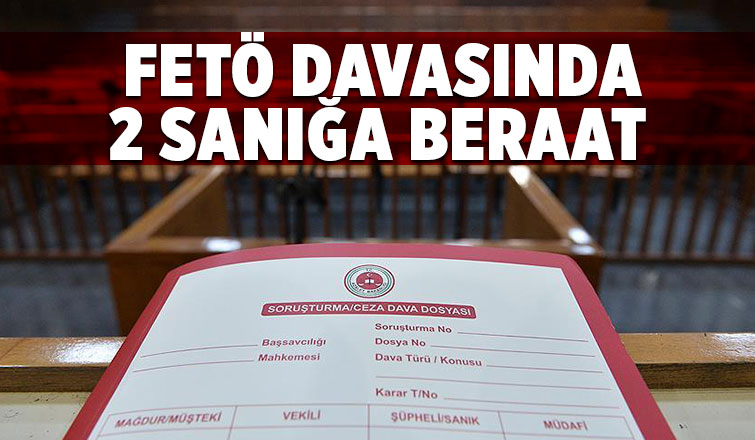 FETÖ davasında 2 beraat kararı