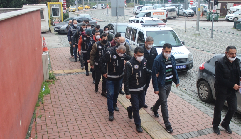 FETÖ operasyonunda 11 kişi adliyeye çıkarıldı