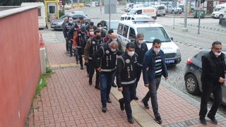 FETÖ operasyonunda 11 kişi adliyeye çıkarıldı