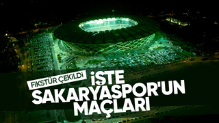 Fikstür çekildi; Sakaryaspor'un maçları belli oldu