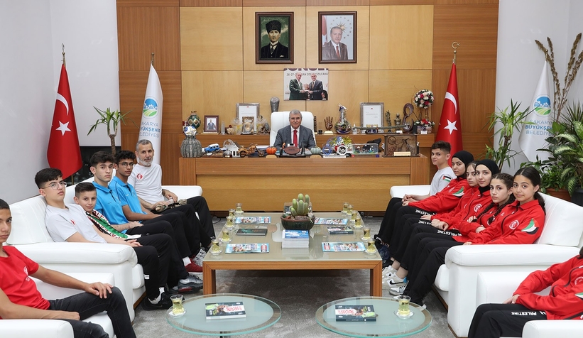 Filistinli karateciler, Sakarya’da tecrübelerini paylaştı