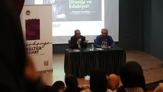Filistinli şair İbrahim Nasrallah, edebiyatseverlerle buluştu