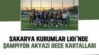 Finalde Gövde Gösterisi: Akyazı Gece Kartalları Şampiyonluğu Kaptı