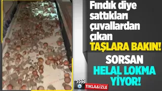 Fındık diye taş satıyorlardı bakın ne yaptı