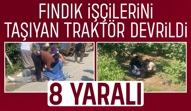 Fındık işçilerinin kazasında can pazarı