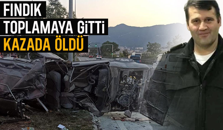 Fındık toplamaya gittiği Giresun'dan ölüm haberi geldi