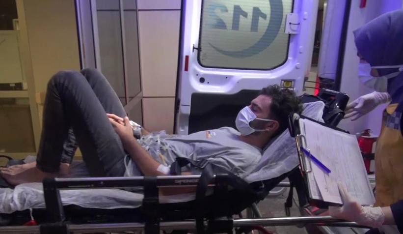 Fındık toplarken yılan soktu