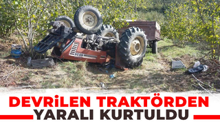 Fındıklıkta korkutan kaza