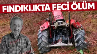 Fındıklıkta traktör kazası 1 ölü