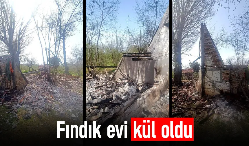 Fındıklıktaki ev yandı, sahibi şok yaşadı