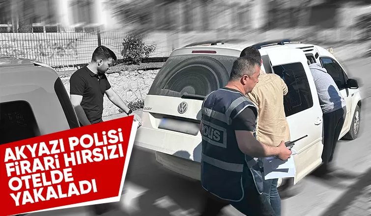 Firari hırsız otelde yakalandı