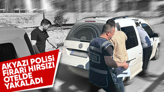 Firari hırsız otelde yakalandı