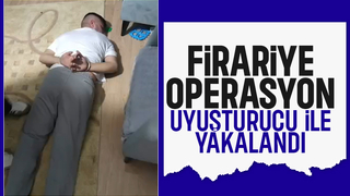 Firari uyuşturucu ile yakalandı