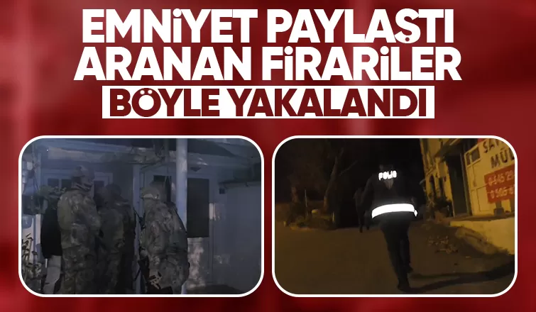 Firarilere eş zamanlı operasyon